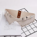 Women's Belts With Skirts, Decorative Dresses, Waist Closure, Elastic Elastic Rivets, Wide Belts - melvincucci