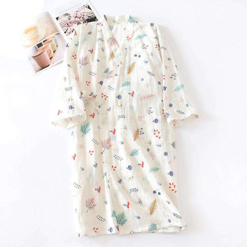 Women's cotton kimono bathrobe - melvincucci