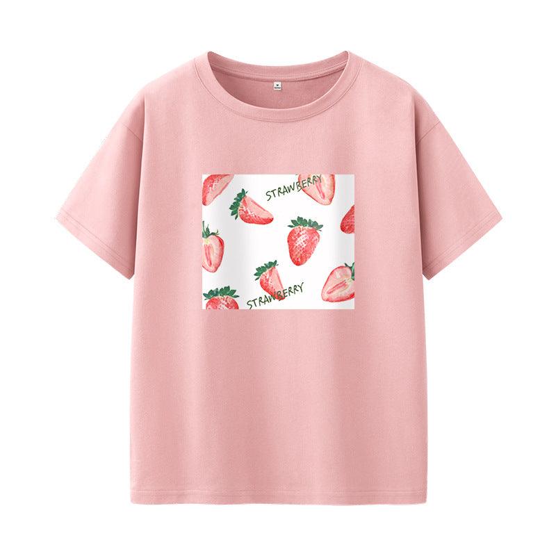 Women S Cotton Short Sleeved T Shirt - melvincucci