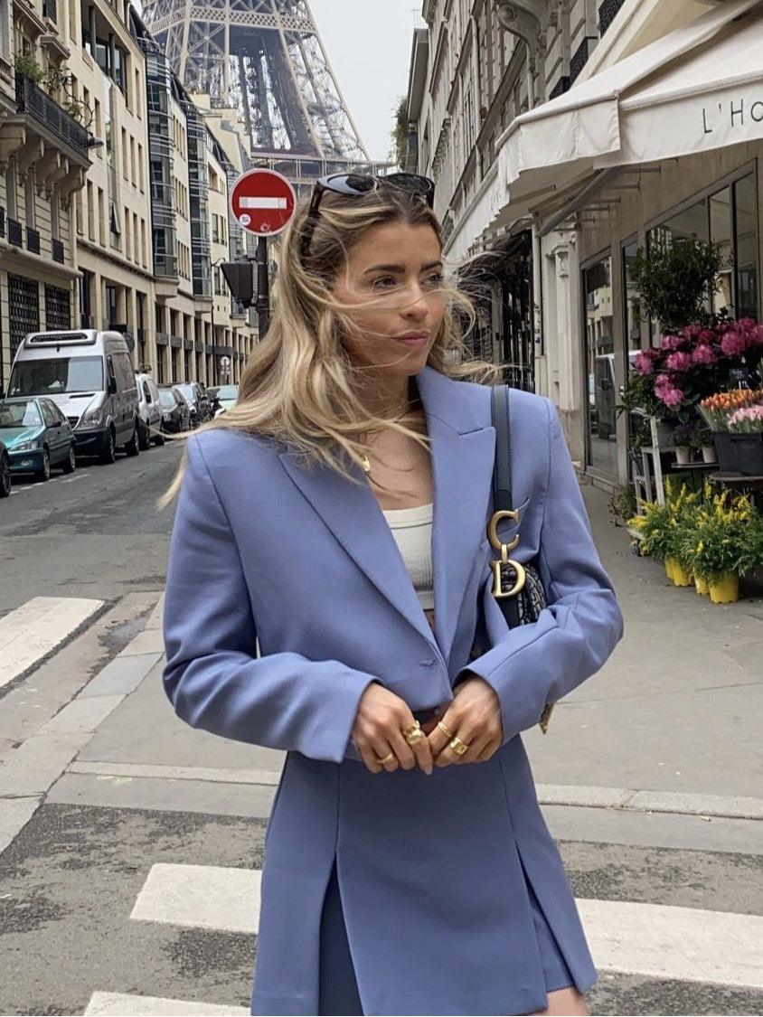 Women's Cropped Blazer And Hakama Set - melvincucci