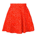 Women's Floral Skirt High Waist Umbrella Skirt Invisible Zipper Chiffon Print Short Skirt Women - melvincucci