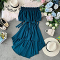 Women's irregular chiffon skirt - melvincucci