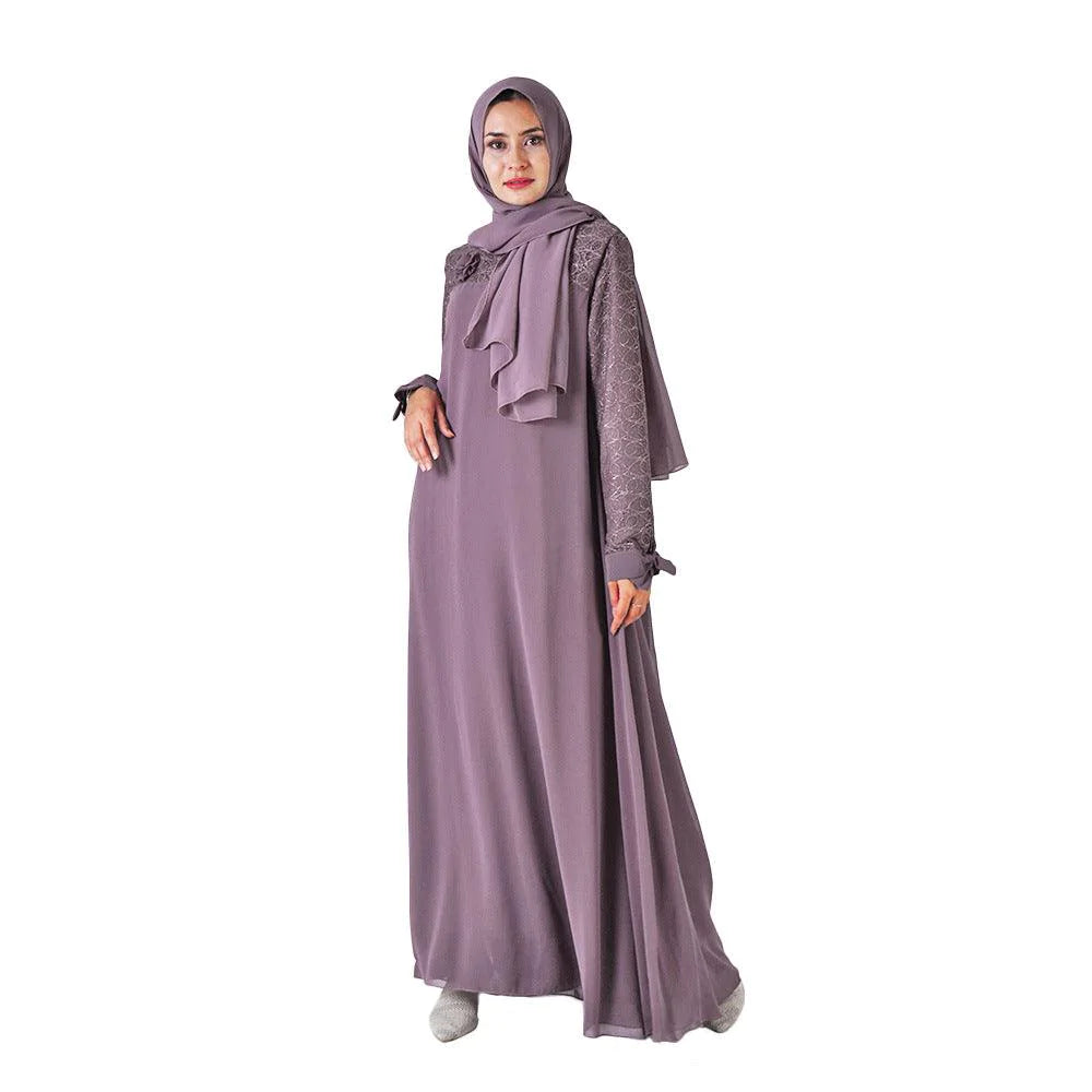 Women's long dress lace dress Dress Gown - melvincucci