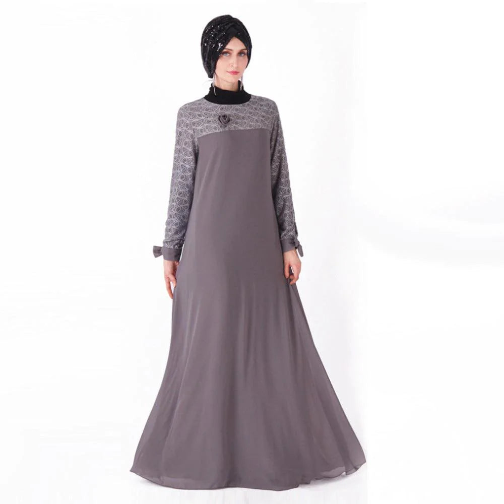 Women's long dress lace dress Dress Gown - melvincucci