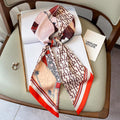 Women S Long Streamer Scarf Multifunctional Silk Scarf Headband Tying Bag - melvincucci
