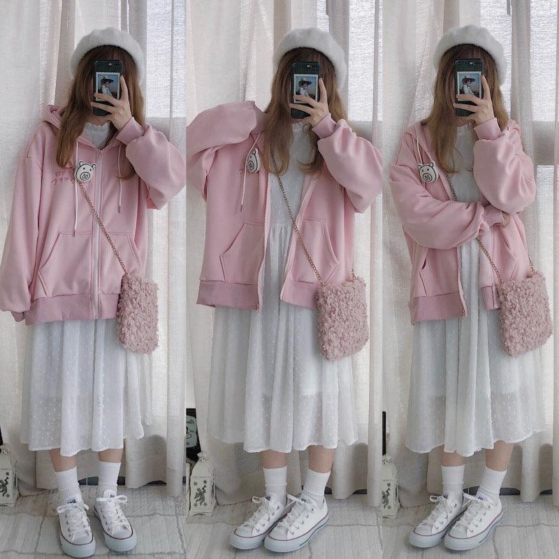 Women's loose sweater coat - melvincucci