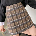 Women s Mini Woolen Short Skirt - melvincucci