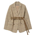 Women's plaid blazer - melvincucci