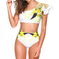 Women's Sexy Two-piece Swimwear Floral Print Swimsuit Bikini Swimming Beachwear Bikinis - melvincucci