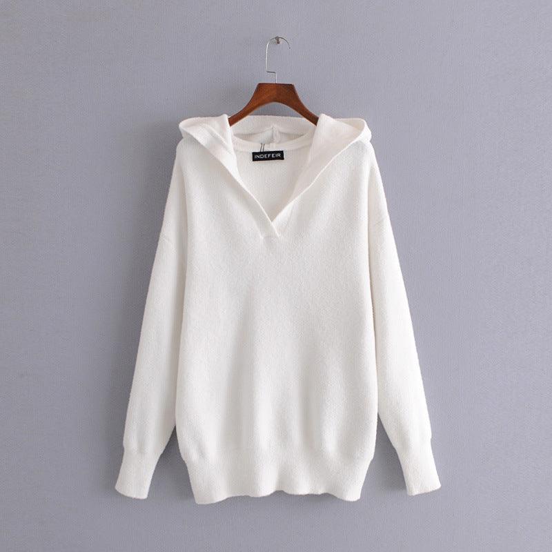 Women S Soft Solid Color Knitted Sweater Women - melvincucci