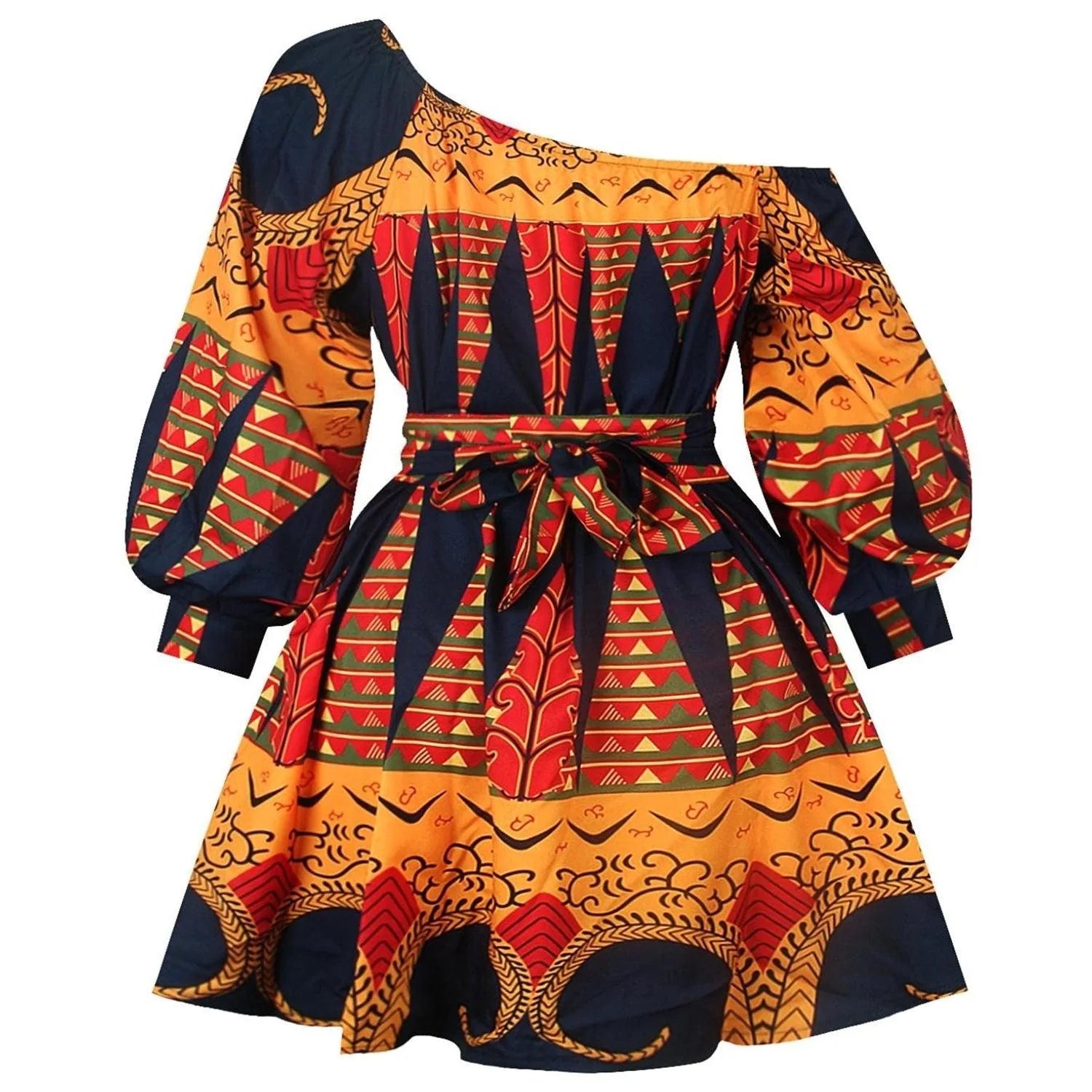 Women's Vintage African Evening Dress - melvincucci