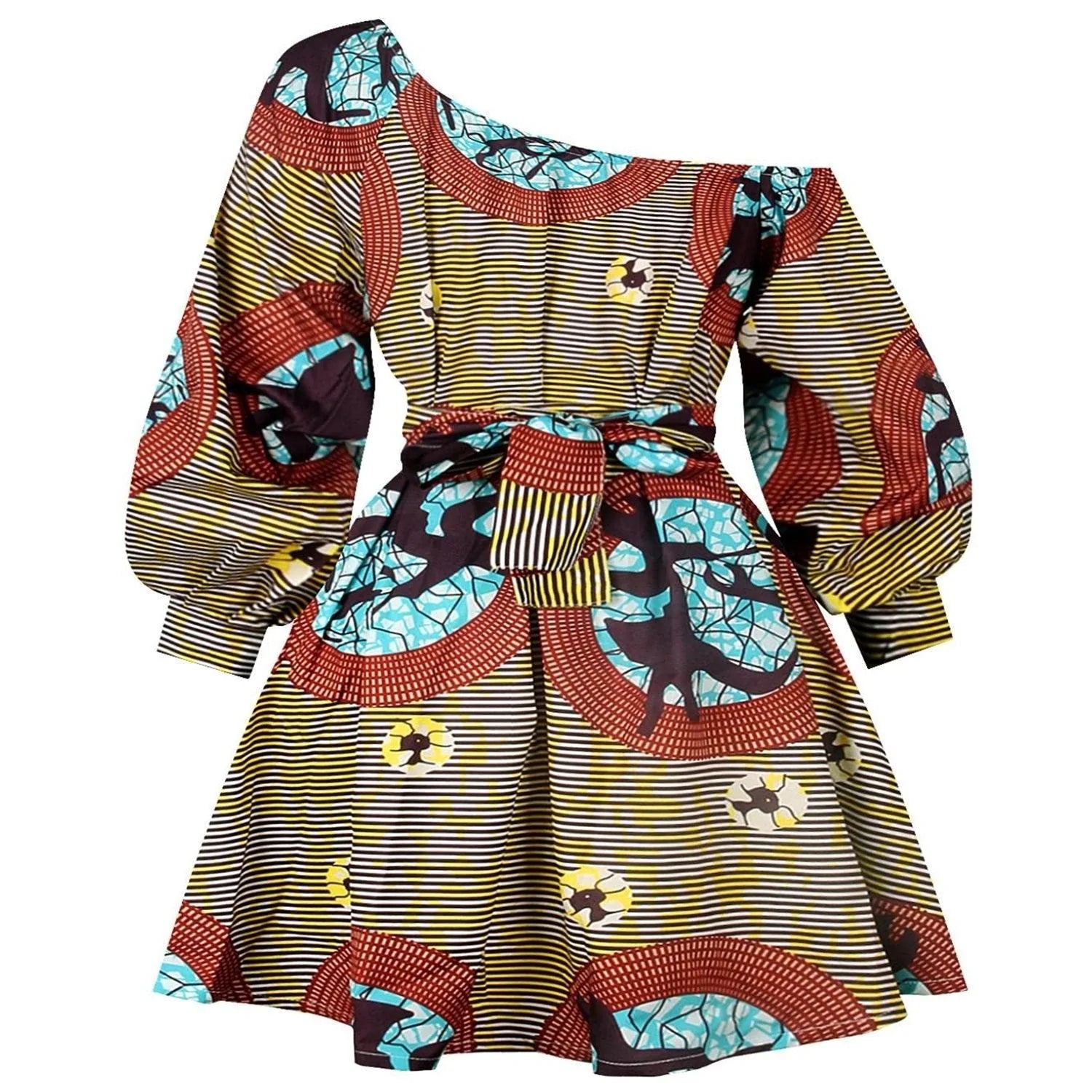 Women's Vintage African Evening Dress - melvincucci