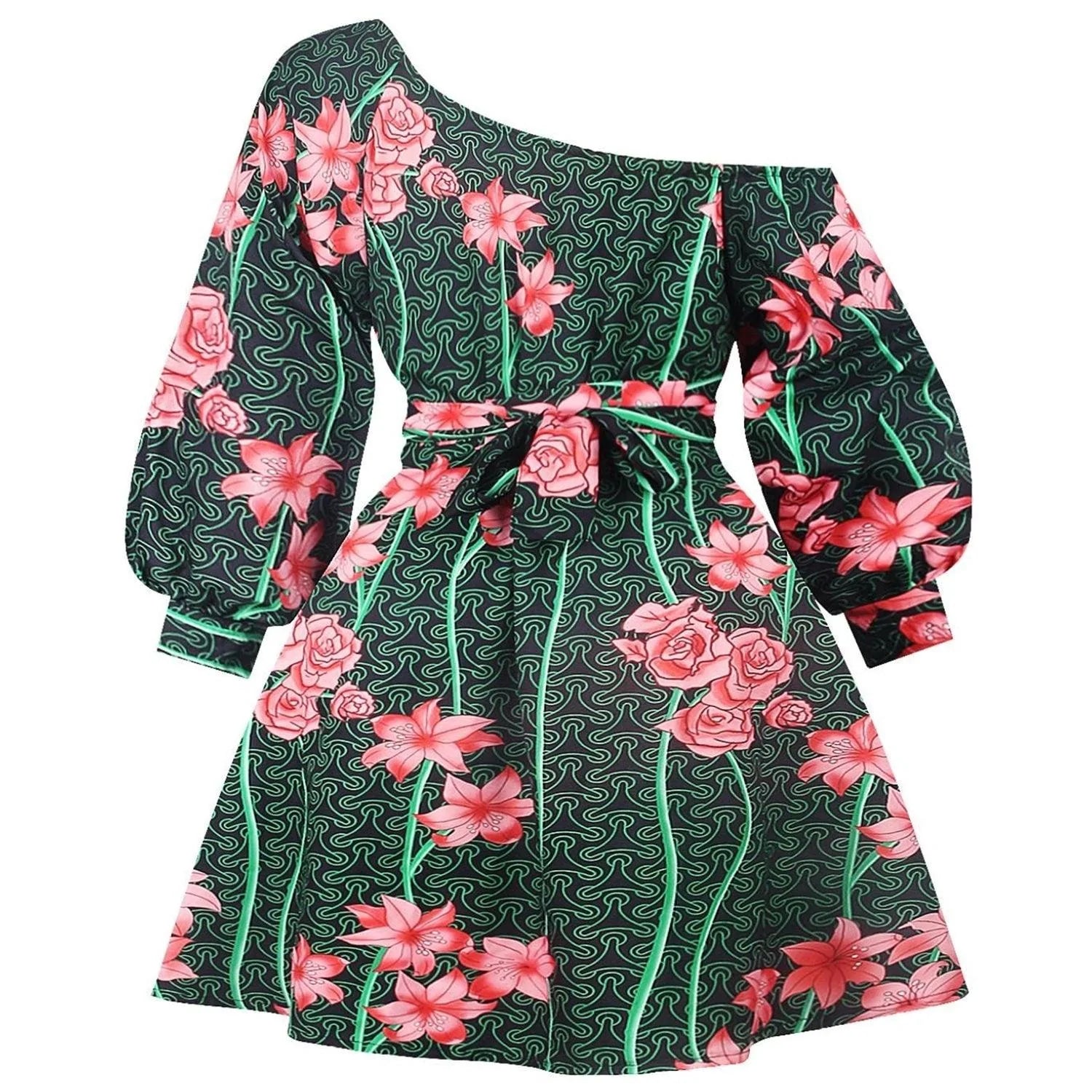 Women's Vintage African Evening Dress - melvincucci