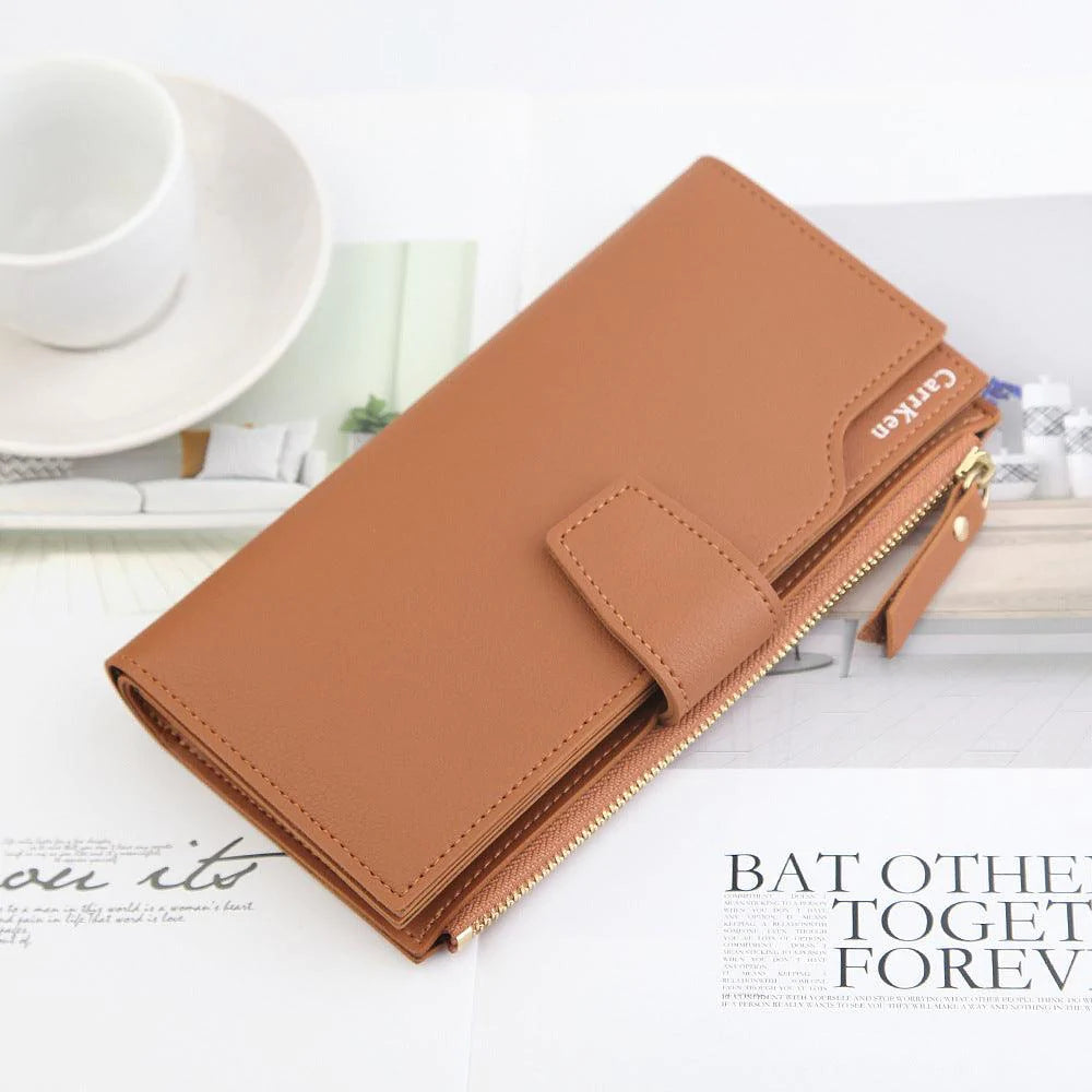 Women's Wallet Long Wallet Women Zipper Card - melvincucci