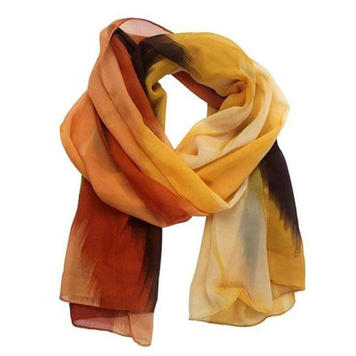 Women Scarfs Ladies Chinese Ink Style Shawl Scarves muffler Soft Wrap Shawls Neckerchief elegant Thin Scarf - melvincucci