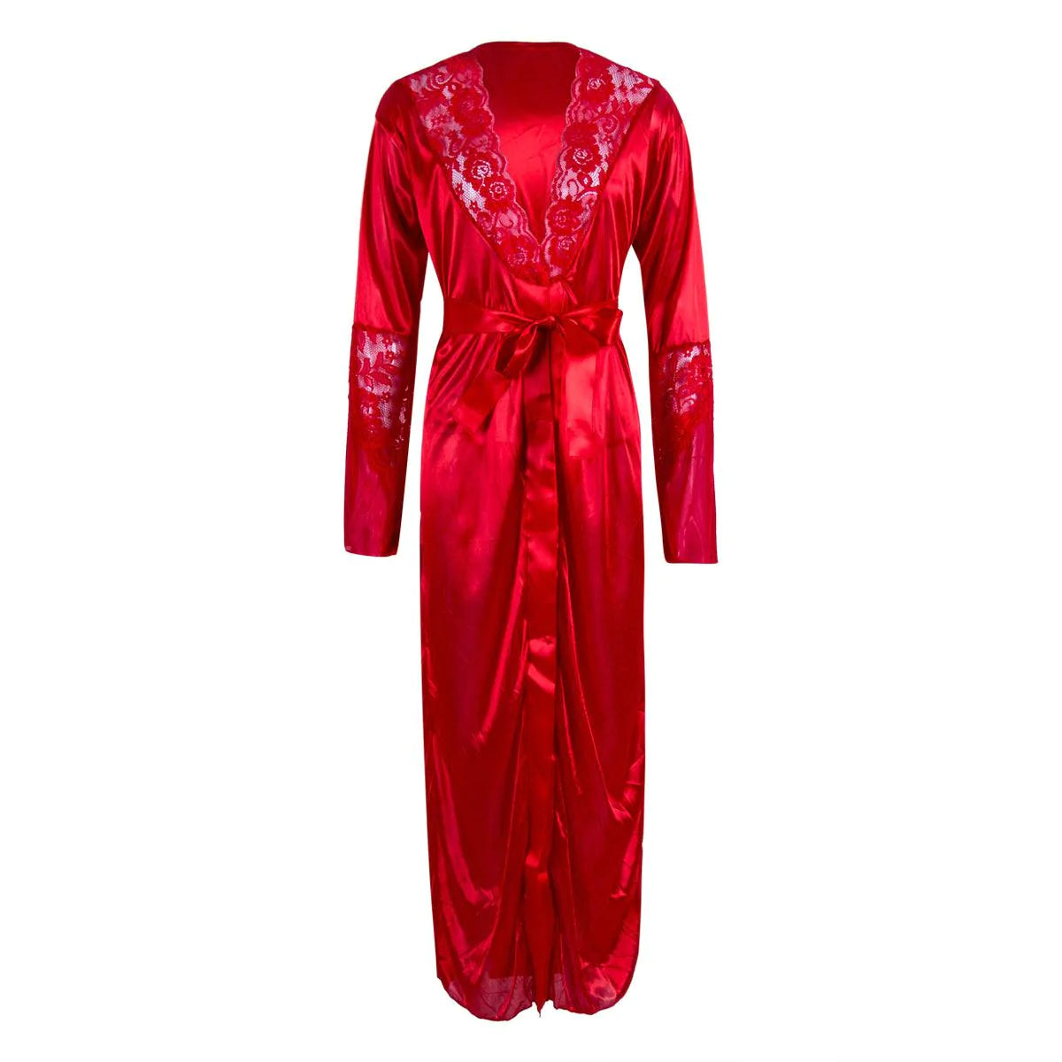 Women Sexy Lingerie Bathrobe Glossy Big Yards Dress - melvincucci