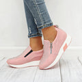 Women Sneakers Female Knitted Vulcanized Shoes Women Ankle Flats - melvincucci
