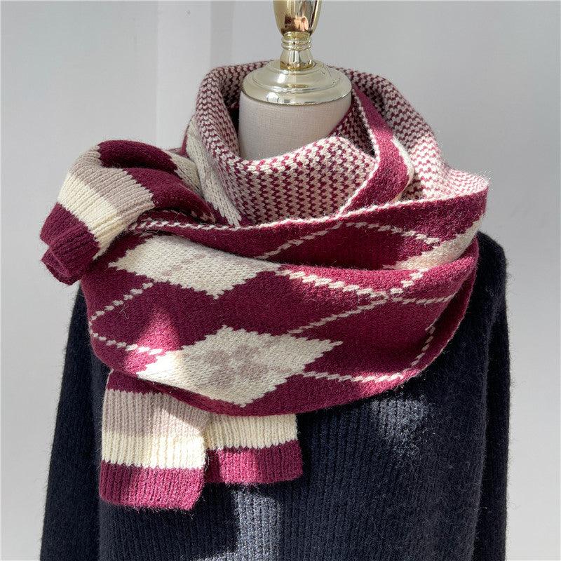 Women Soft Mohair Warm Ring Collar Scarf - melvincucci