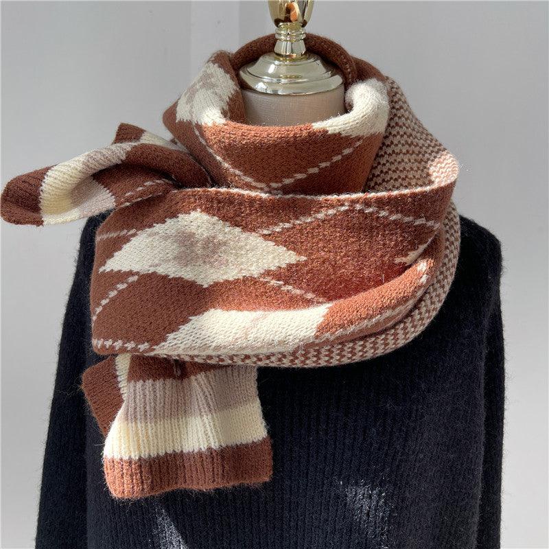 Women Soft Mohair Warm Ring Collar Scarf - melvincucci