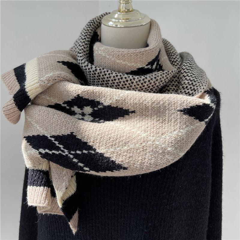 Women Soft Mohair Warm Ring Collar Scarf - melvincucci