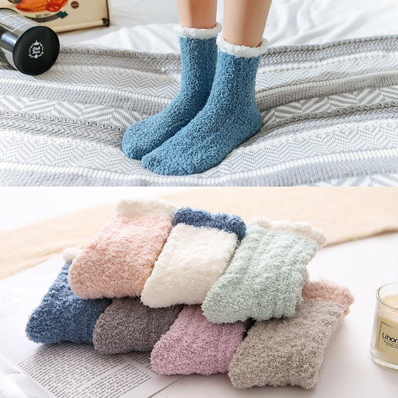 Women Thermal Fluffy Socks Autumn Winter Warm Socks - melvincucci