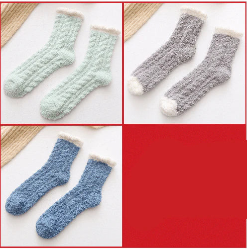 Women Thermal Fluffy Socks Autumn Winter Warm Socks - melvincucci