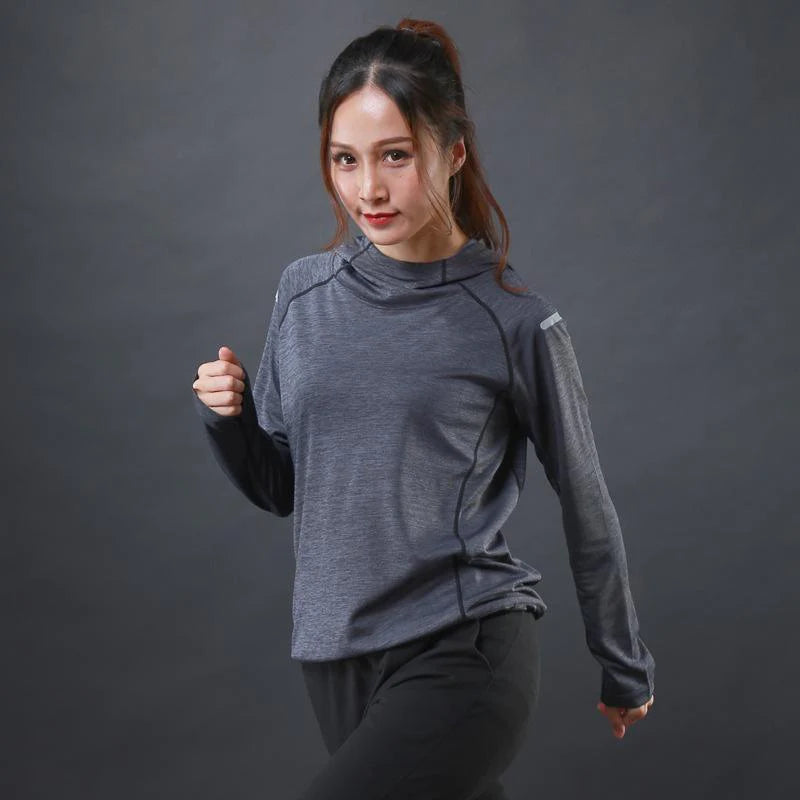 Women Thin Fitness T-shirt Long Sleeve - melvincucci