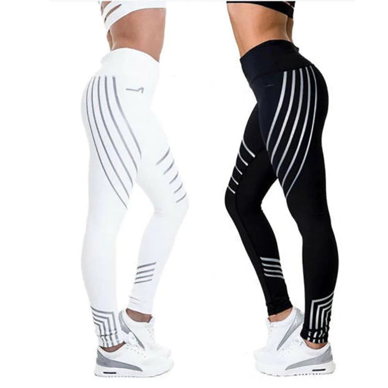 Women Workout Leggings Pants Women Leggins Women Fitness Night Glowing Autumn Winter Leggings Women legins - melvincucci