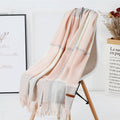 Wool Plaid Women Autumn And Winter Warm Scarf - melvincucci
