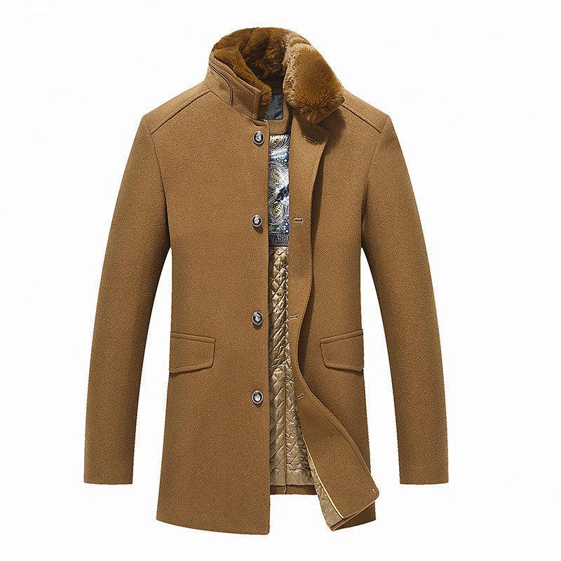 Woolen overcoat for men - melvincucci