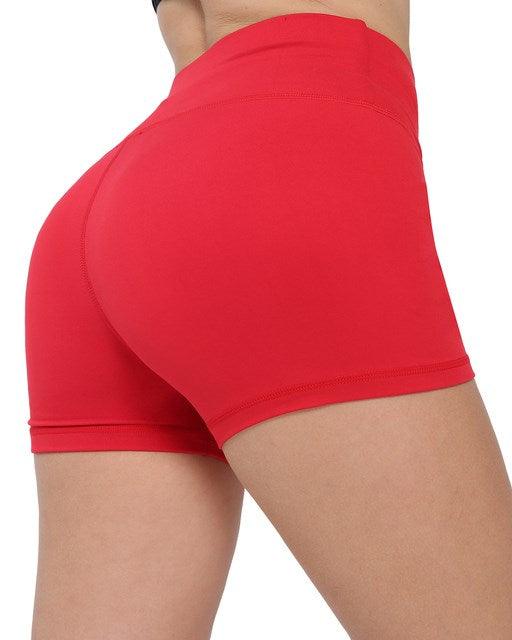 Workout Shorts For Women Seamless Biker Short Pants Black - melvincucci