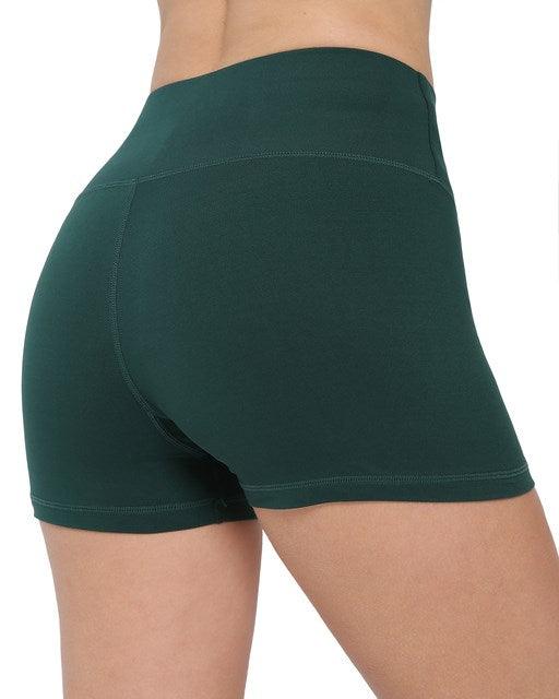 Workout Shorts For Women Seamless Biker Short Pants Black - melvincucci