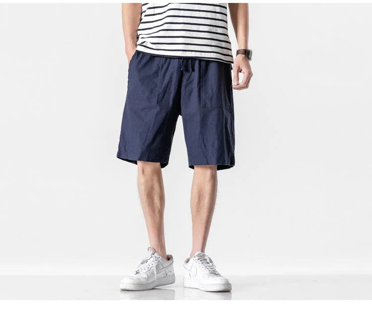 Workwear Five-point Pants Men's Mid-pants All-match Casual Pants - melvincucci