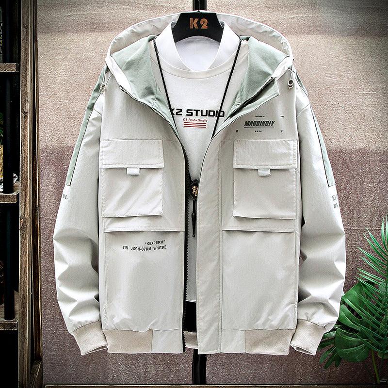 Workwear handsome jacket functional jacket - melvincucci