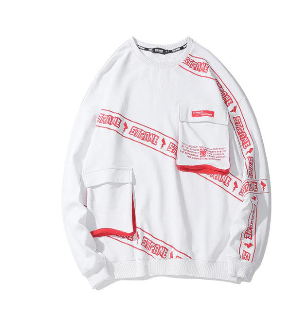 Workwear pocket sweater hoodie - melvincucci