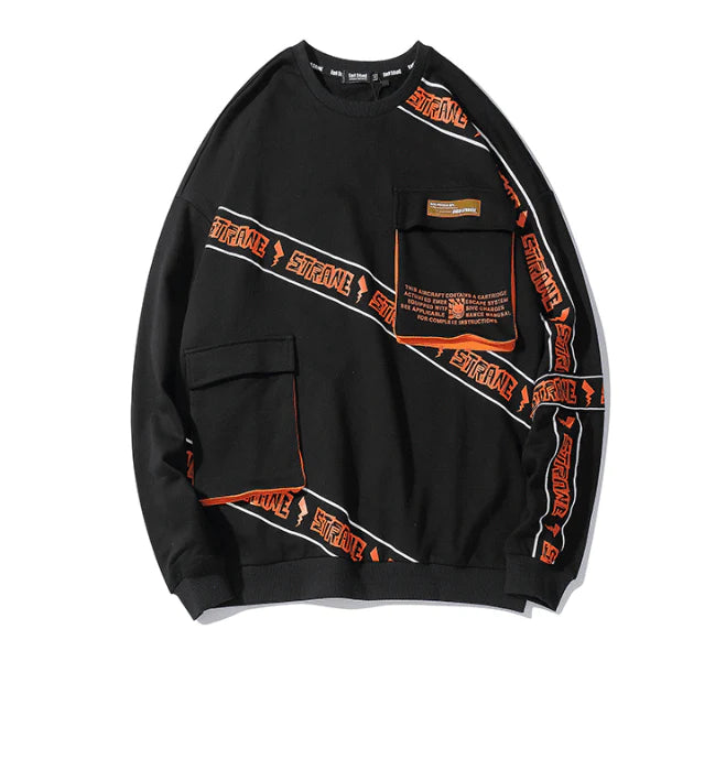 Workwear pocket sweater hoodie - melvincucci
