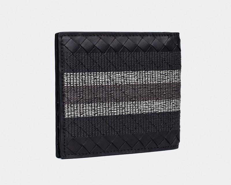 Woven Wallet Men'S Short Leather Lovers  New Folding Wallet Men'S Wallet - melvincucci