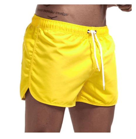 Wrap men's shorts, home pants, smooth beach pants, slim pants, shorts - melvincucci