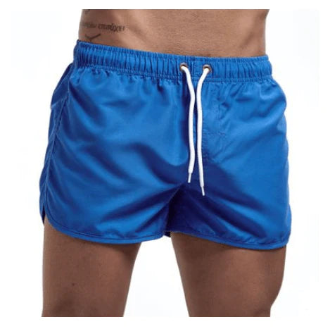 Wrap men's shorts, home pants, smooth beach pants, slim pants, shorts - melvincucci