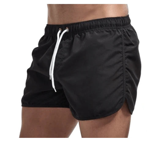 Wrap men's shorts, home pants, smooth beach pants, slim pants, shorts - melvincucci