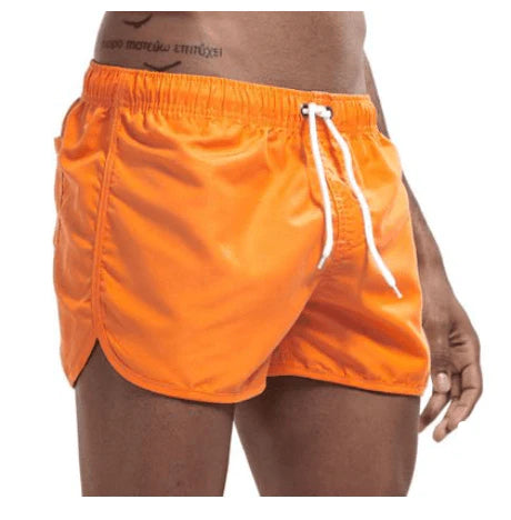 Wrap men's shorts, home pants, smooth beach pants, slim pants, shorts - melvincucci
