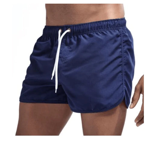 Wrap men's shorts, home pants, smooth beach pants, slim pants, shorts - melvincucci