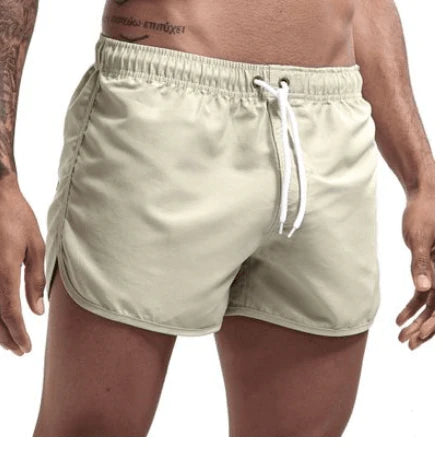 Wrap men's shorts, home pants, smooth beach pants, slim pants, shorts - melvincucci