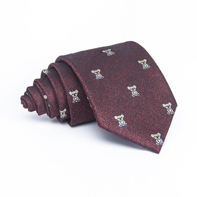 Yarn Polyester Men's Girls Casual Shirts Accessories Ties - melvincucci