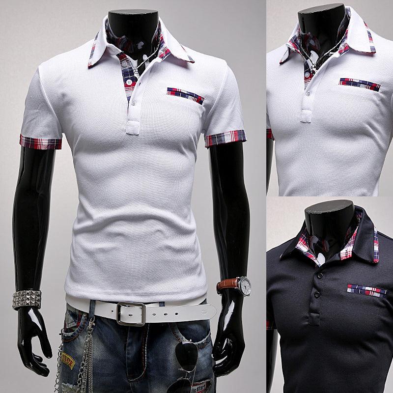 Youth business POLO shirt T-shirt short sleeve men - melvincucci