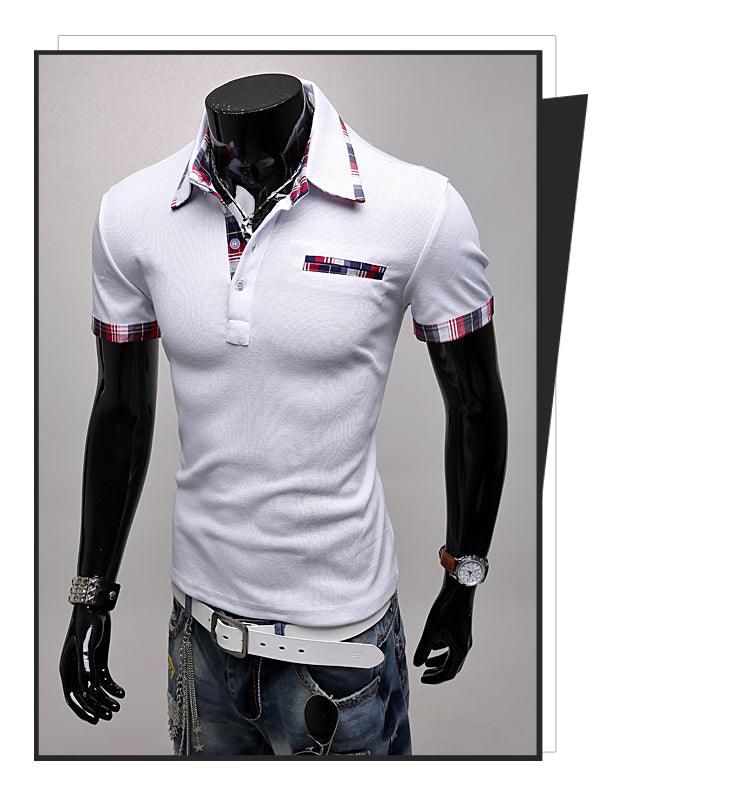 Youth business POLO shirt T-shirt short sleeve men - melvincucci