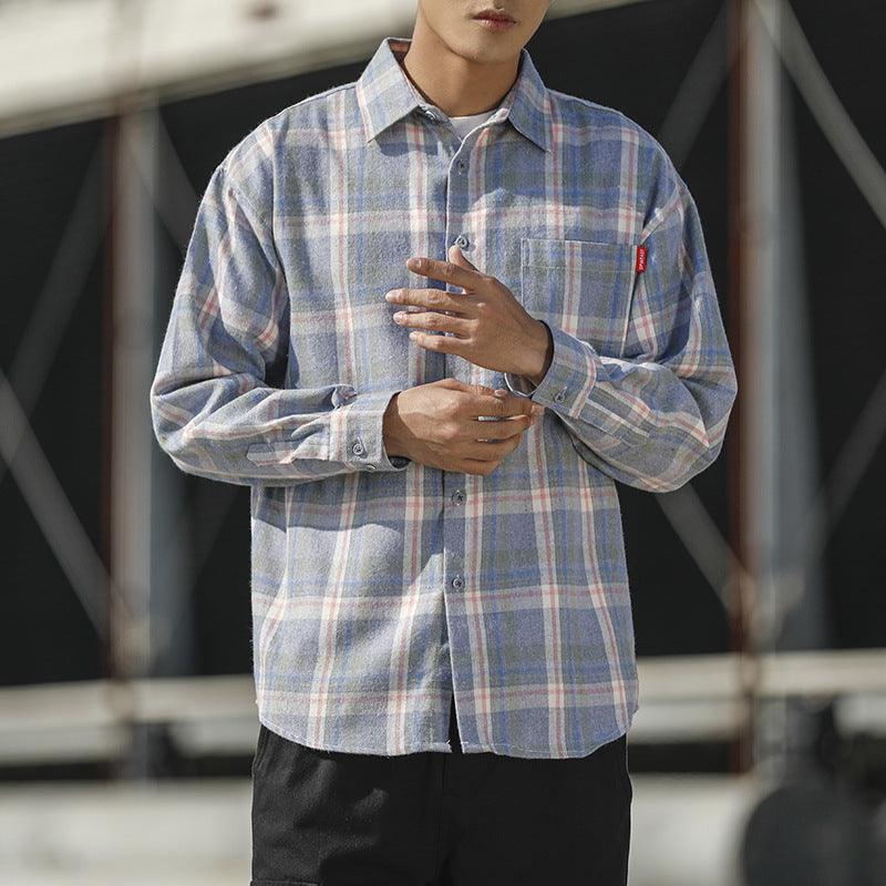 Youth plaid shirt long sleeve - melvincucci