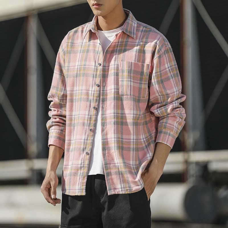 Youth plaid shirt long sleeve - melvincucci