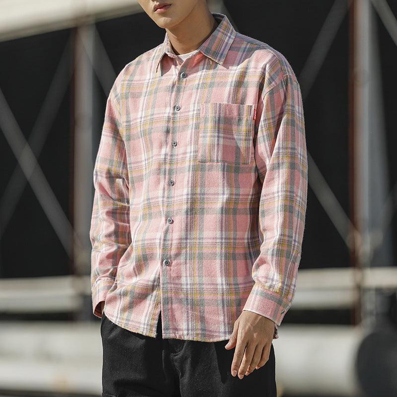 Youth plaid shirt long sleeve - melvincucci