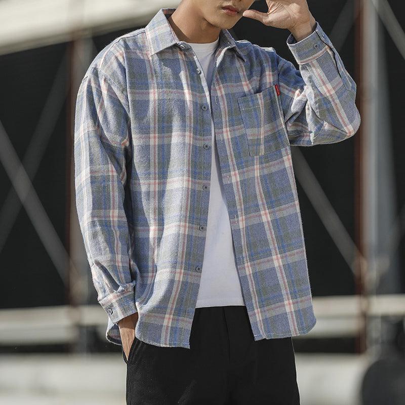 Youth plaid shirt long sleeve - melvincucci